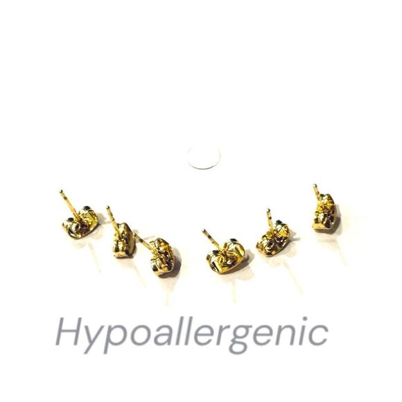 Labubu 3 pairs of hypoallergenic earrings - Picture 2 of 2